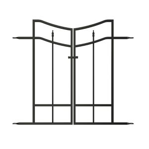 Image of Panacea Steel Arched Finials Gate (H)0.82m (W)0.47m