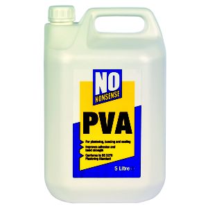 Image of No Nonsense Off white PVA adhesive 5L