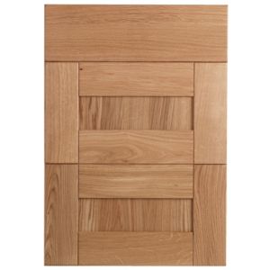 Cooke & Lewis Chesterton Solid Oak Drawer Front (W)500mm, Set Of 3