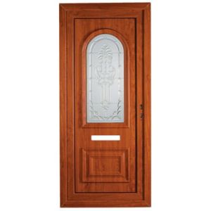 Sherborne 1 Panel Bevelled Pvcu External Door, (H)2055mm (W)920mm