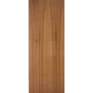 John Carr Morton 1 Panel Flush Sapele Effect Hardwood Internal Single Swing Door, (H)1981mm (W)686mm