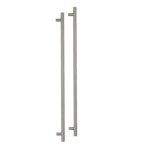 It Kitchens It Solutions Brushed Nickel Effect Straight Cabinet Handle, Pack Of 2 Silver