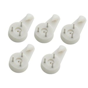 Image of White Medium Picture hook Pack of 25