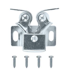 Image of Zinc-plated Carbon steel Double roller catch