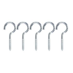 Image of Zinc-plated Medium Cup hook (L)80mm Pack of 10