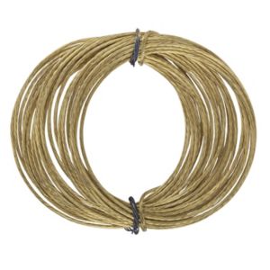Image of Brass-plated Medium duty Picture hook wire (L)5000mm