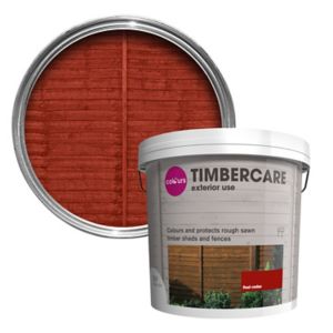 Image of Colours Timbercare Red cedar Fence & shed Wood stain 5L