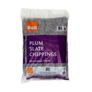 Image of Blooma Plum 10-30mm Slate Decorative chippings Large Bag