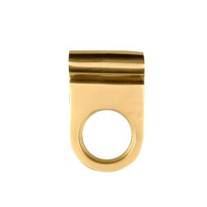 Image of Brass effect Metal Cylinder Pull latch (L)70mm