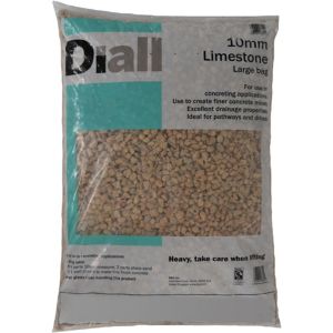 Diall 10mm Limestone Chippings, Large Bag