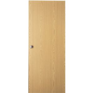 John Carr Morton Flush Oak Veneer Internal Standard Timber Door, (H)1981mm (W)838mm