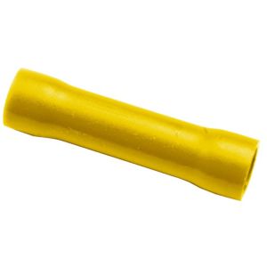 Image of B&Q Yellow Crimp connector Pack of 10