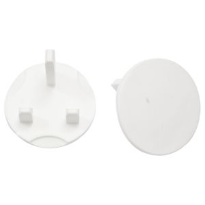 Image of White Socket safety cover Pack of 2