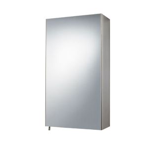 Image of B&Q Fonteno Single door Silver Mirror cabinet