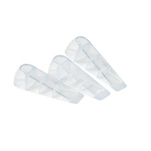Image of Clear Rubber Door wedge Pack of 3