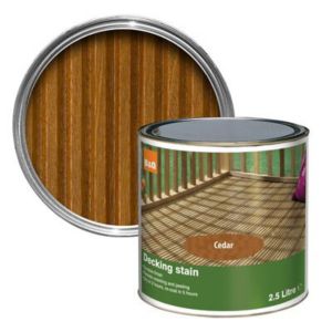 Image of Colours Cedar Matt Decking Wood stain 2.5L