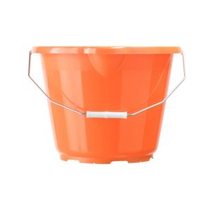 Image of Orange Plastic 12L Bucket