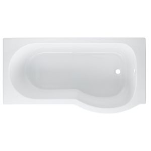Image of Cooke & Lewis Adelphi Acrylic Right-handed P-shaped Shower Bath (L)1495mm (W)800mm