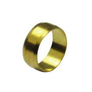 Image of Plumbsure Brass Compression Olive (Dia)15mm Pack of 100