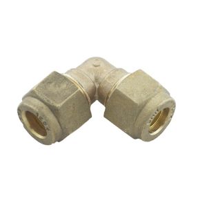 Image of Plumbsure Compression 90° Pipe elbow (Dia)8mm