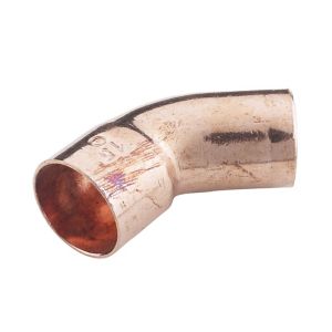 Image of End feed 45° Street Pipe elbow (Dia)15mm