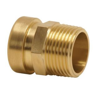 Image of Plumbsure Push fit Straight connector male (Dia)15mm