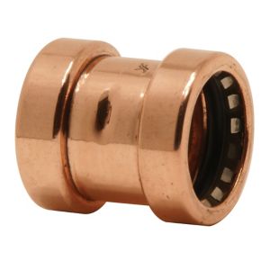 Image of Plumbsure Push fit Straight connector (Dia)15mm