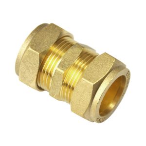 Image of Plumbsure Compression Coupler (Dia)22mm Pack of 5