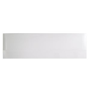 Cooke & Lewis Rigid Gloss White Straight Front Bath Panel (W)1700mm