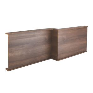 Cooke & Lewis Adelphi Walnut Effect Right-Handed L-Shaped Front Bath Panel (W)1690mm
