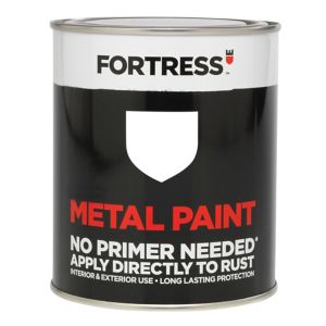 Image of Fortress White Gloss Metal paint 0.25L