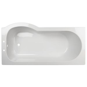 Image of Cooke & Lewis Adelphi Supercast acrylic Right-handed Curved Bath (L)1675mm (W)850mm
