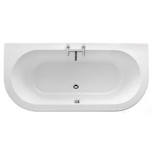Image of Cooke & Lewis Helena Supercast acrylic Curved Bath (L)1700mm (W)800mm