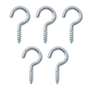 Image of Zinc-plated Small Cup hook (L)20mm Pack of 10