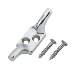 Image of Chrome-plated Zinc Cleat hook (L)75mm