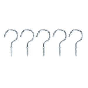 Image of Zinc-plated Large Cup hook (L)46mm Pack of 25