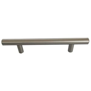 Image of Satin Nickel effect Steel Bar Furniture Handle (L)186mm Pack of 6