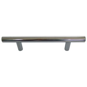 Image of Chrome effect Steel Bar Furniture Handle (L)186mm Pack of 6