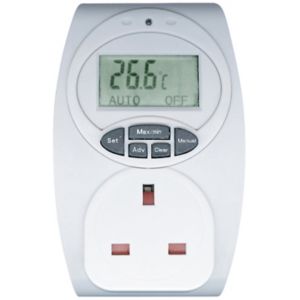 Image of B&Q 13A 1 gang Temperature controlled adaptor