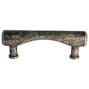 Image of Pewter effect Zinc alloy Bow Cabinet Pull handle