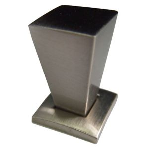 Image of Nickel effect Zinc alloy Square Furniture Knob