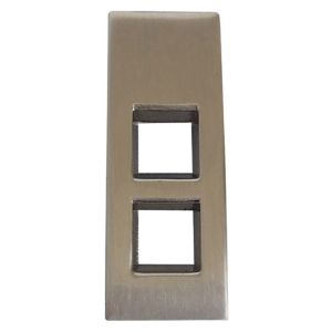 Image of Satin Nickel effect Zinc alloy Straight Drop Cabinet Pull handle