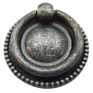 Image of Antique pewter effect Zinc alloy Circle Cabinet Pull handle