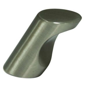 Image of Cooke & Lewis Nickel effect Zinc alloy Round Cabinet Knob (Dia)15mm