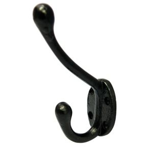 Image of Black Steel Hook (H)124mm