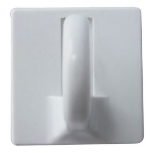 Image of White Small Cup hook (L)25.7mm Pack of 2