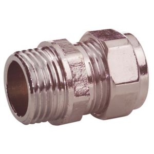 Image of Plumbsure Compression Coupler (Dia)15mm