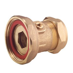 Image of Brass Compression Pump valve 22mm x 12.7mm (Dia)22mm