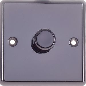 Image of LAP 2 way Single Black Dimmer switch