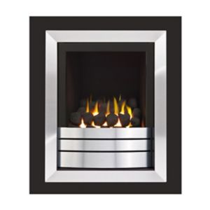 Image of Ignite Easton Portrait High Efficiency Graphite Chrome effect Gas Fire